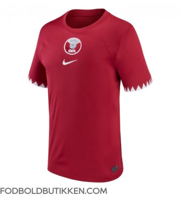 Qatar Hjemmebanetrøje VM 2022 Kortærmet